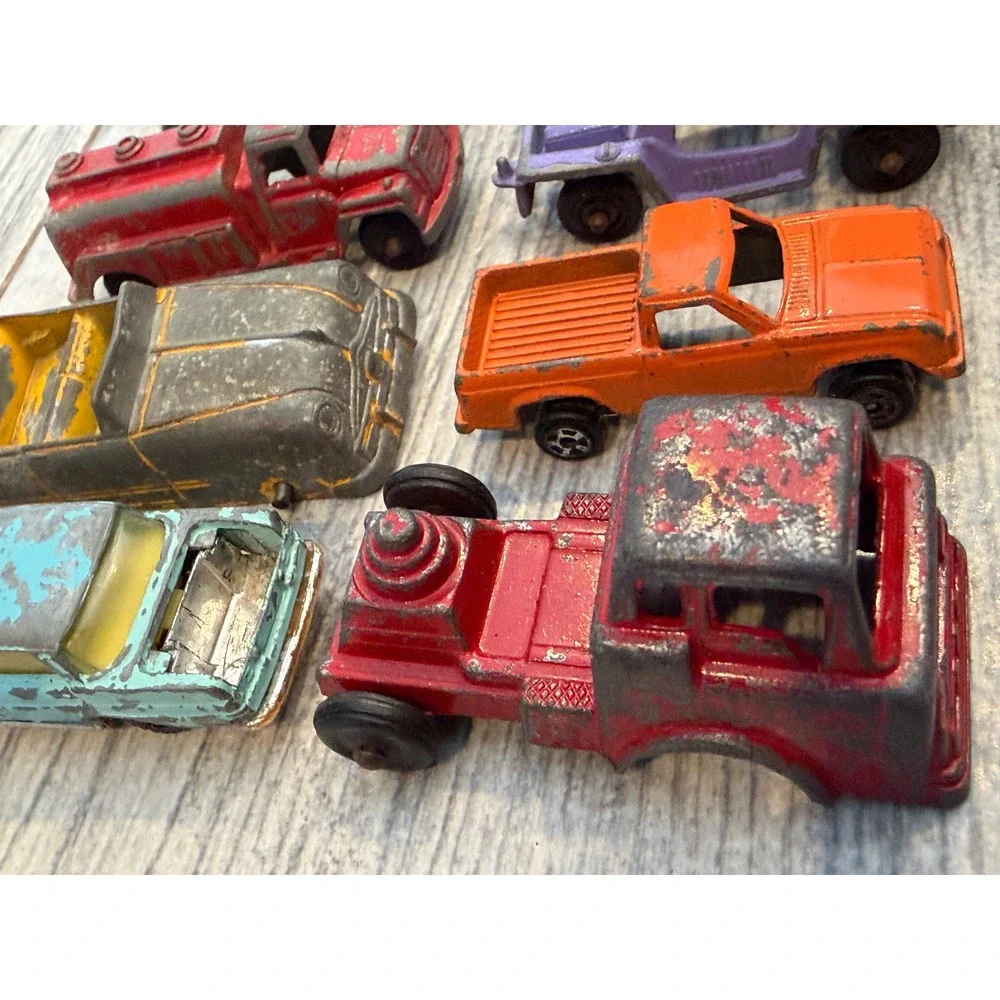 Midge Toy Diecast Vehicle Lot Tootsie 50s USA Vintage Metal Cars Trucks Toys 20s